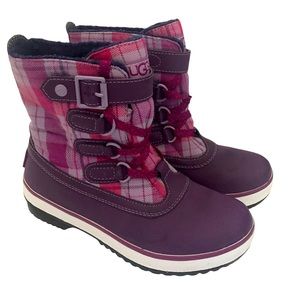 Womens Ugg Australia Baroness Plaid Winter/Rainboots